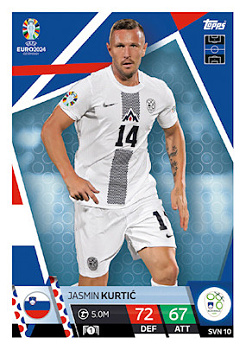 Jasmin Kurtic Slovenia Topps Match Attax EURO 2024 #SVN10